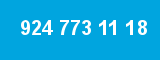 924 773 11 18